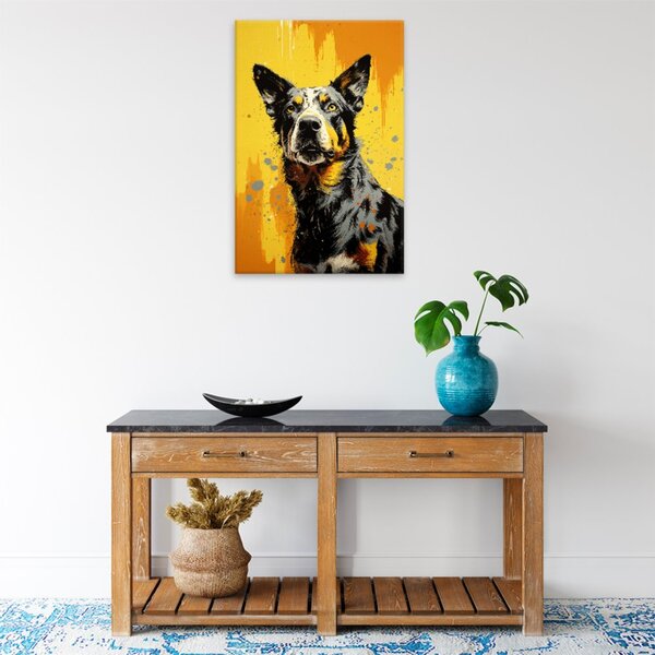 Obraz na plátně - Nastražené uši - 40x60 cm