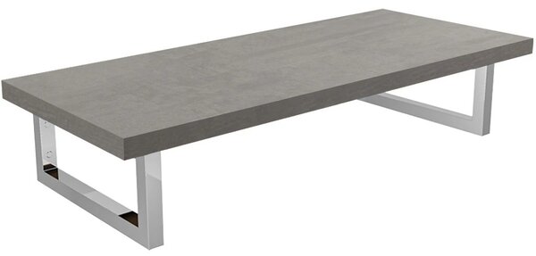 Deska pod umyvadlo Navira Pro + 2 konzole pod desku - betonově šedá - 60x46x3,6 cm - 606054