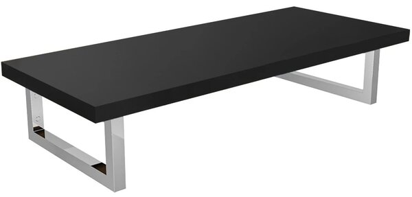 Deska pod umyvadlo Navira Pro + 2 konzole pod desku - černá matná - 60x46x3,6 cm - 606078