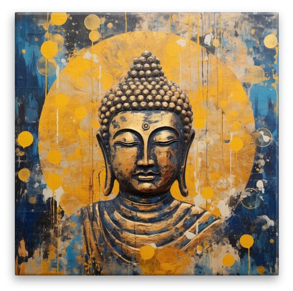Obraz na plátně - Gautama Buddha - 40x40 cm - CZ výroba