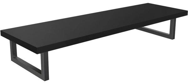 Deska pod umyvadlo Navira Pro + 2 konzole pod desku - černá matná - 100x46x3,6 cm - 606024
