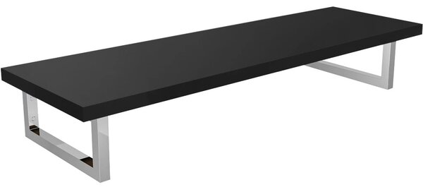 Deska pod umyvadlo Navira Pro + 2 konzole pod desku - černá matná - 100x46x3,6 cm - 606072