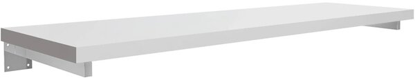 Deska pod umyvadlo Navira Pro + 2 skryté konzole - bílá matná - 100x46x3,6 cm