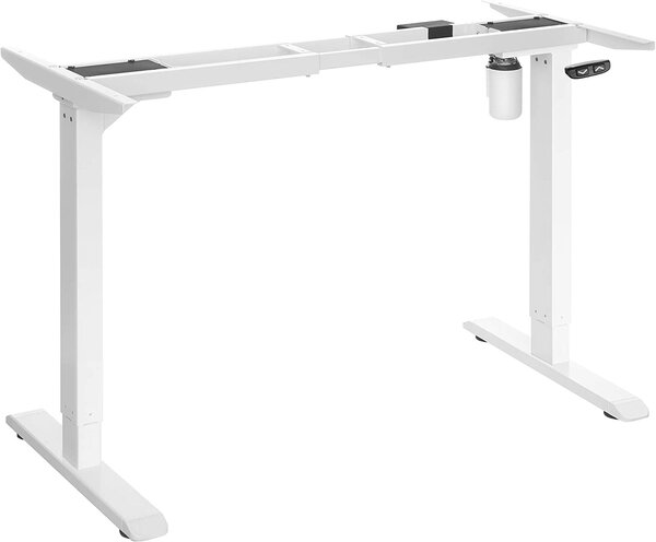 Vasagle Rám stolu Songmics, výškově nastavitelný rám stolu, bílá