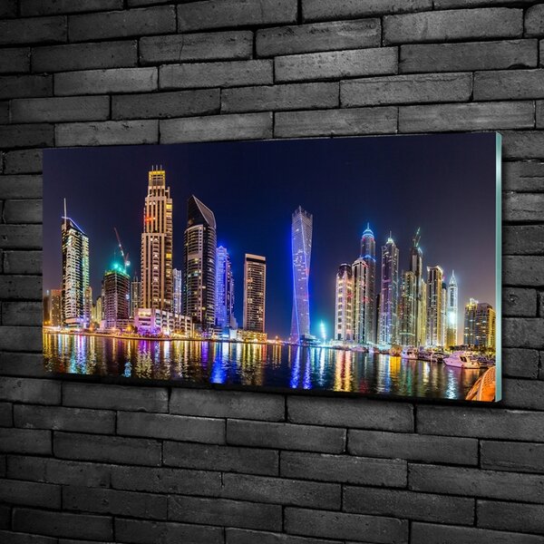 Foto obraz fotografie na skle Noční Dubai osh-64879724
