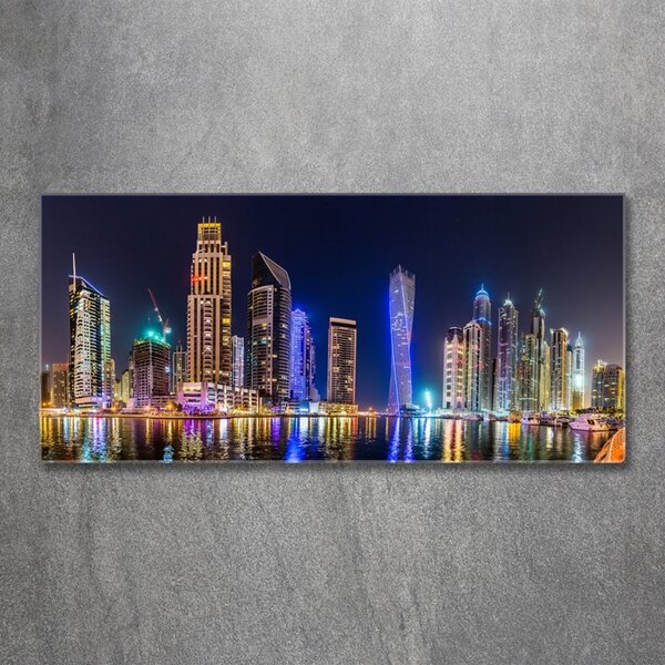 Foto obraz fotografie na skle Noční Dubai osh-64879724