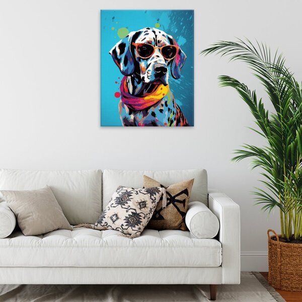 Obraz na plátně - Funky dalmatin - 40x50 cm - CZ výroba