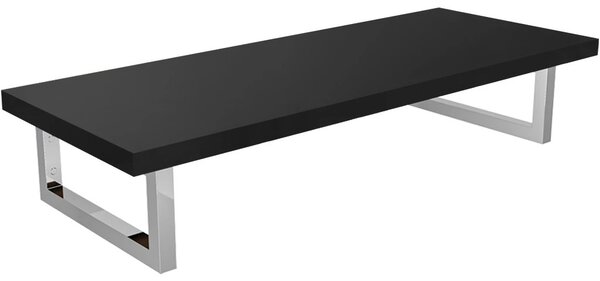 Deska pod umyvadlo Navira Pro + podpěrná konzole - černá matná - 70x46x3,6 cm - 6061205
