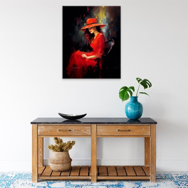 Obraz na plátně - Smyslná žena - 40x50 cm - CZ výroba