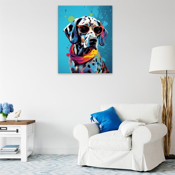 Obraz na plátně - Funky dalmatin - 40x50 cm - CZ výroba