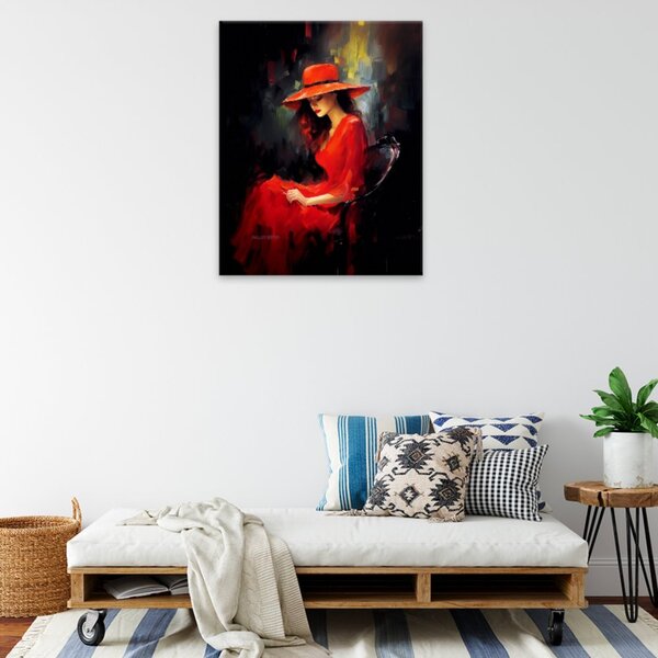 Obraz na plátně - Smyslná žena - 40x50 cm - CZ výroba