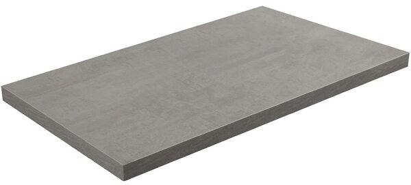 Deska pod umyvadlo Navira Pro - betonově šedá - 60x46x3,6 cm