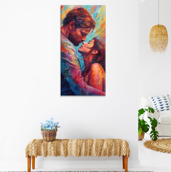 Obraz na plátně - Odevzdaní jeden druhému - 30x60 cm