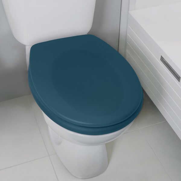 Spirella WC prkénko NEELA, soft-close, matná petrolejová, duroplast