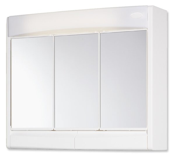 Jokey Plastik SAPHIR Zrcadlová skříňka - bílá, š. 60 cm, v. 51 cm, hl.18 cm 59132-011