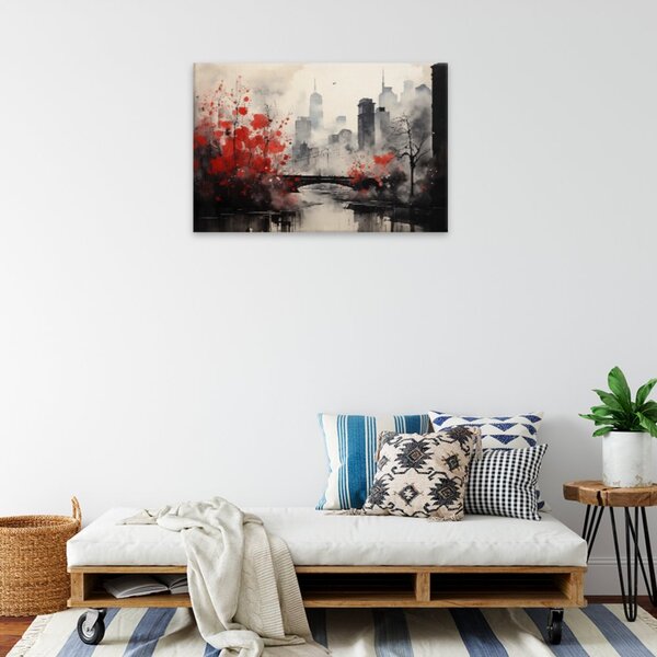 Obraz na plátně - New York v podzimním ránu - 60x40 cm