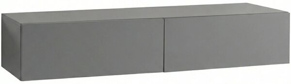 Koupelnová skříňka pod nástěnné umyvadlo/doplňková Noira - šedá matná - 120x28x43 cm