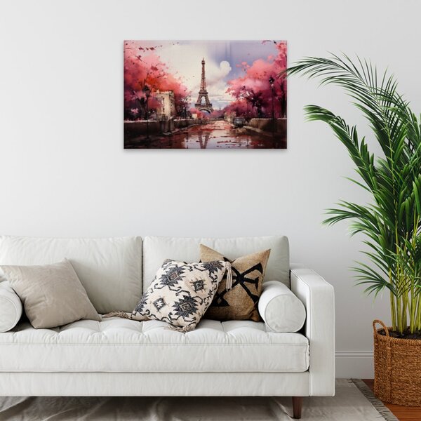 Obraz na plátně - Podzimní Paříž - 60x40 cm