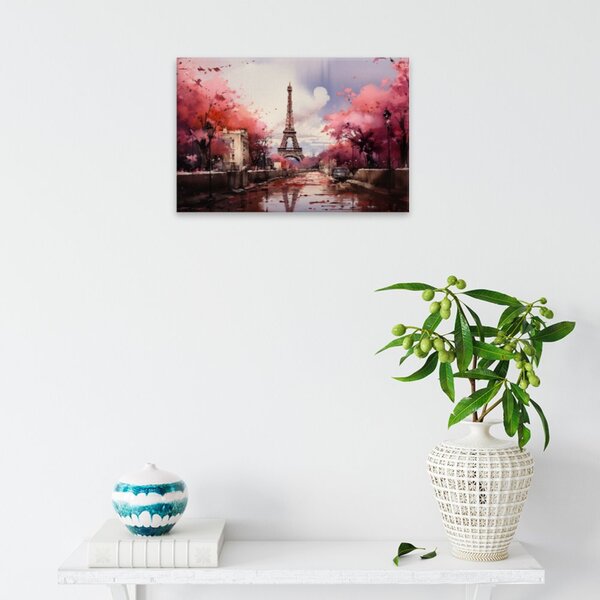 Obraz na plátně - Podzimní Paříž - 60x40 cm