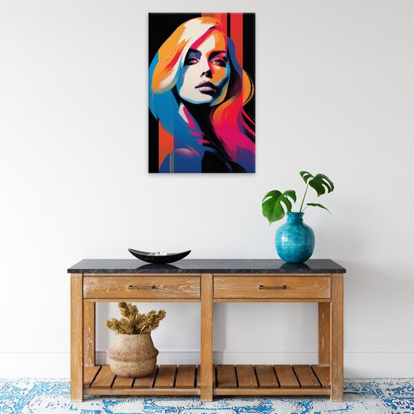 Obraz na plátně - Tajemný pohled - 40x60 cm - CZ výroba