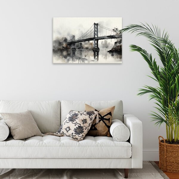 Obraz na plátně - Temné San Francisco - 60x40 cm