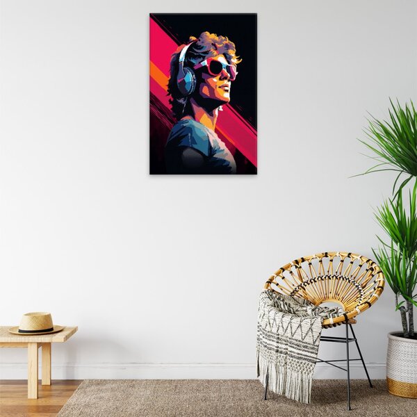 Obraz na plátně - Na disku - 40x60 cm - CZ výroba