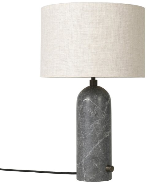 GUBI Mramorová stolní lampa Gravity 49 cm