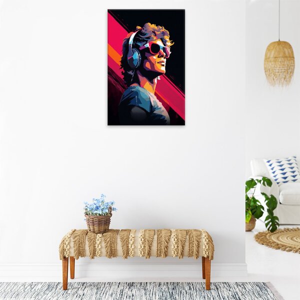 Obraz na plátně - Na disku - 40x60 cm - CZ výroba
