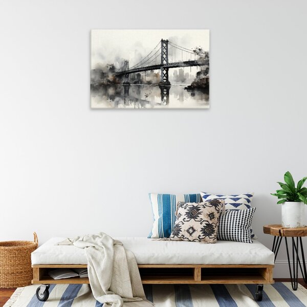 Obraz na plátně - Temné San Francisco - 60x40 cm