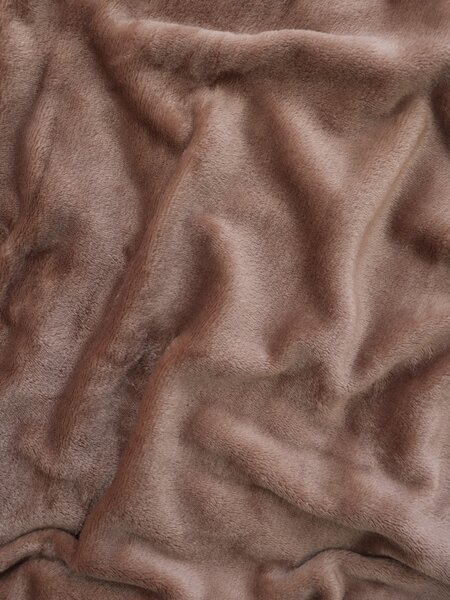 MK Lůžkoviny Beránková deka mikroplyš Exclusive 150 × 200 cm – Laura mocha mousse