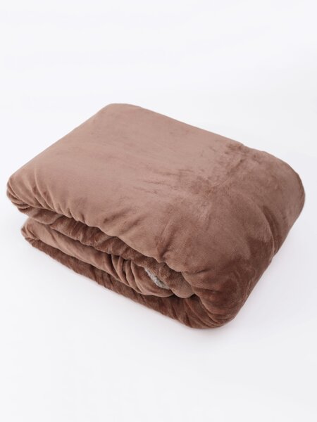 MK Lůžkoviny Beránková deka mikroplyš Exclusive 150 × 200 cm – Laura mocha mousse