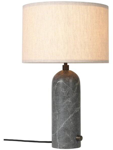 GUBI Mramorová stolní lampa Gravity 49 cm