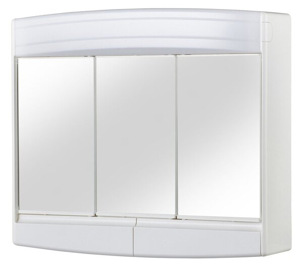 Jokey Plastik TOPAS ECO Zrcadlová skříňka - bílá, š. 60 cm, v. 53 cm, hl. 18 cm 288113020-0110