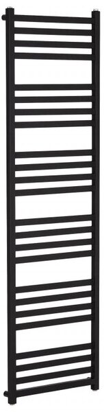 Koupelnový radiátor Fulgiduson - boční připojení - 765W - černá matná - 1800x530 mm