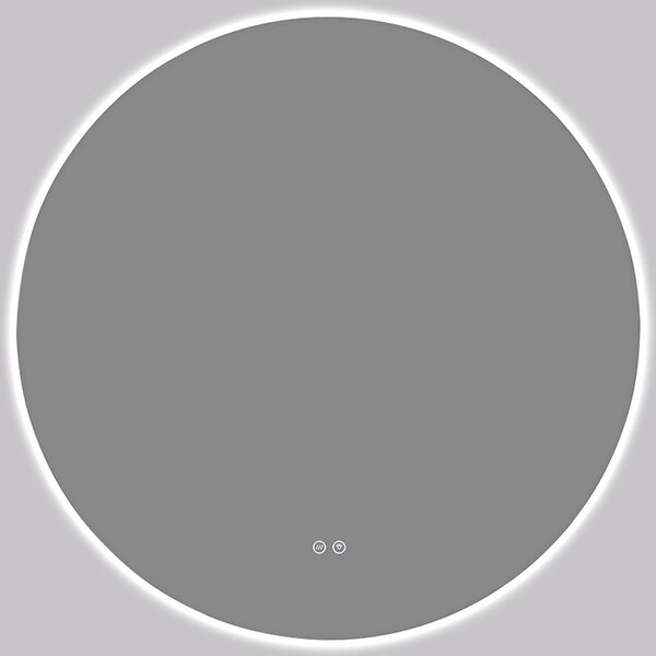 Koupelnové LED zrcadlo Verido - Ø 50 cm