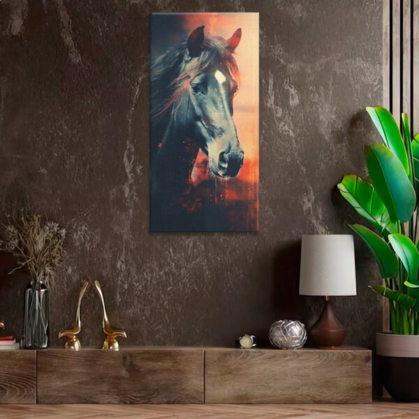 Obraz na plátně - Koňský pohled - 30x60 cm