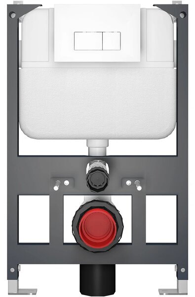 Modul Basic pro WC závěsné - nízký - předstěnová instalace/sádrokarton - 52,5x80 cm