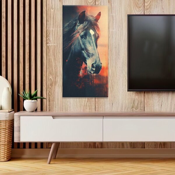 Obraz na plátně - Koňský pohled - 30x60 cm