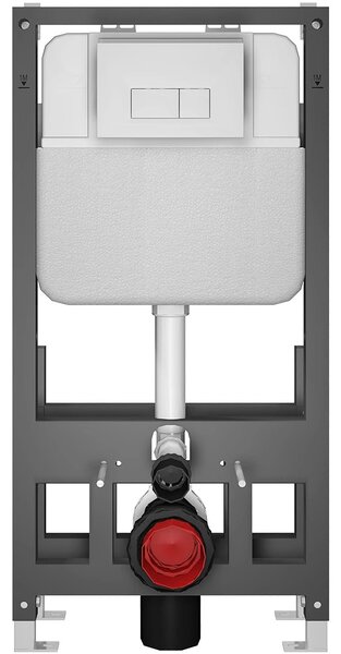 Modul Basic pro WC závěsné - samostatně stojící - předstěnová instalace/sádrokarton - 54,5x114 cm