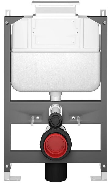 Modul Basic pro WC závěsné - nízký - ovládání shora - předstěnová instalace/sádrokarton - 52,5x80 cm