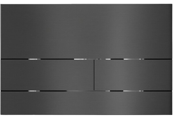 Ovládací tlačítko splachování Line k WC modulu Profi - nerezová ocel - grafit/gun metal
