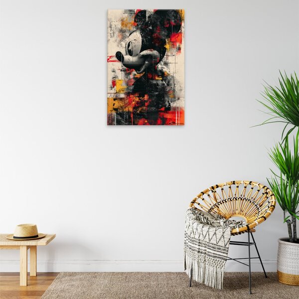 Obraz na plátně - Myšák v abstraktu - 40x60 cm