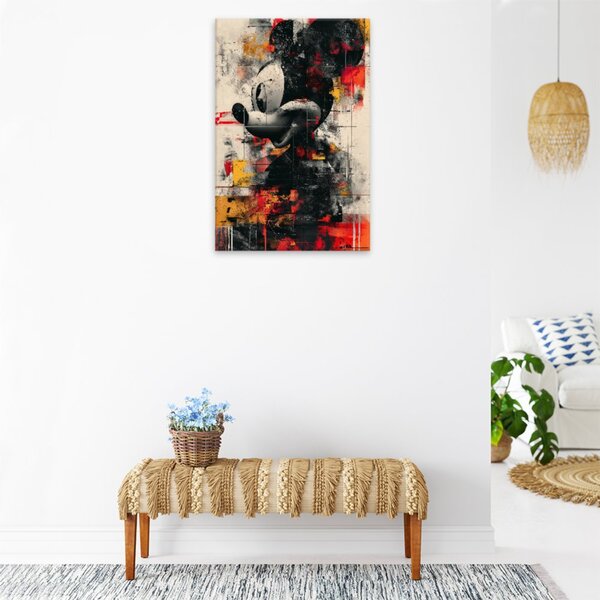 Obraz na plátně - Myšák v abstraktu - 40x60 cm