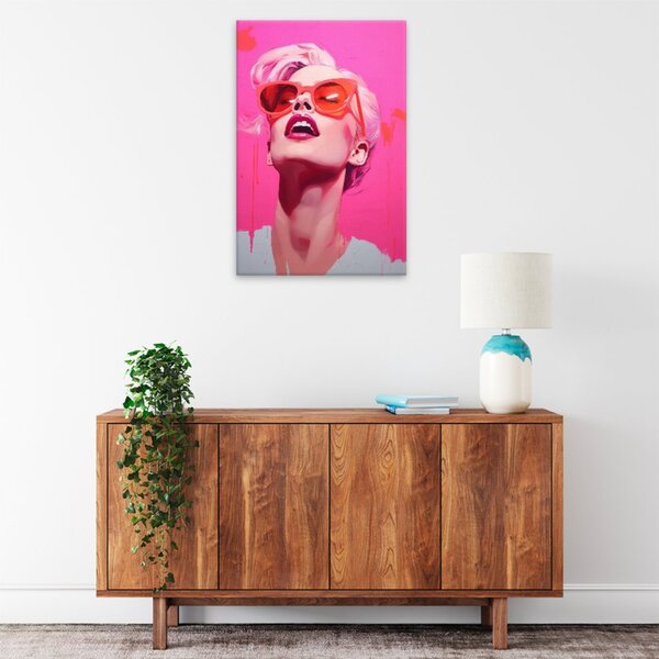 Obraz na plátně - Padesát odstínů růžové - 40x60 cm