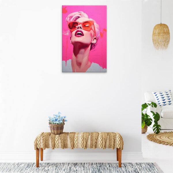 Obraz na plátně - Padesát odstínů růžové - 40x60 cm