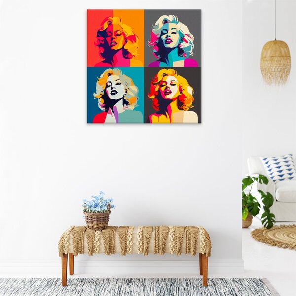 Obraz na plátně - Pop art - 40x40 cm - CZ výroba