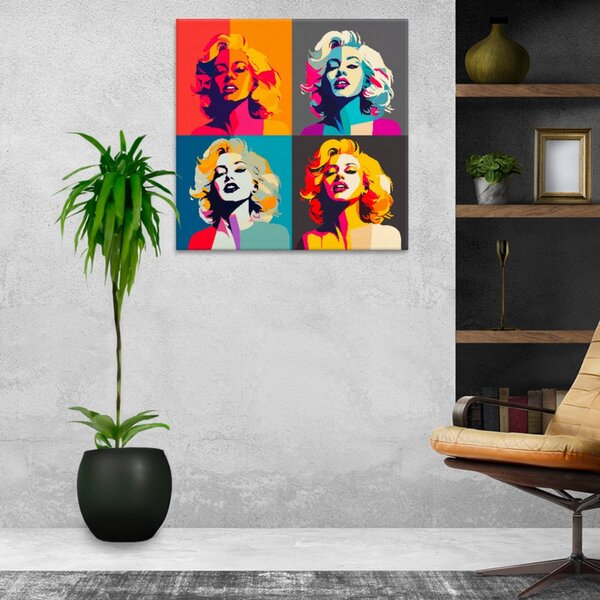 Obraz na plátně - Pop art - 40x40 cm - CZ výroba