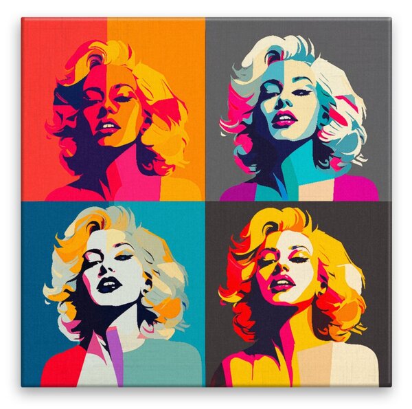 Obraz na plátně - Pop art - 40x40 cm - CZ výroba