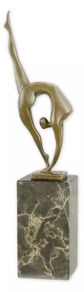 Modernistická bronzová socha - Hadí žena - MODERN ART