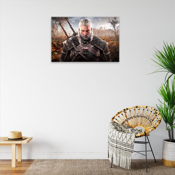 Obraz na plátně - The Witcher 03 - 60x40 cm - CZ výroba